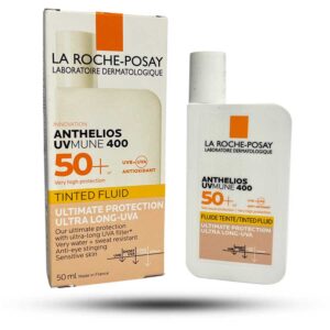 فلوئید ضد آفتاب رنگی لاروش پوزای +SPF50 مدل UVMune400 مناسب انواع پوست حجم 50 میلی لیتر