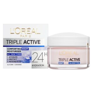 کرم آبرسان شب لورال تریپل اکتیو LOreal Triple Active حجم 50 میلی لیتر