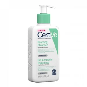 فوم شست و شوی صورت مناسب پوست نرمال تا چرب مدل Foaming Cleanser سراوی 236 میل