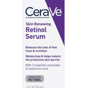 سرم رتینول ضد چروک سراوی CeraVe حجم 30 میل | بازسازی کننده پوست، حاوی هیالورونیک اسید